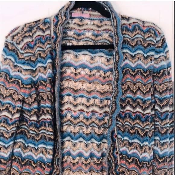 Calypso St. Barth Alpaca Thin Open Cardigan Sweater S - Picture 9 of 14